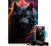 Lupo Mannaro Puzzle da 1000 pezzi per ragazzi Stimola le capacità cognitive Divertimento con incastro perfetto Nessun pezzo si stacca Un modo coinvolgente per passare il tempo libero (38x26cm)