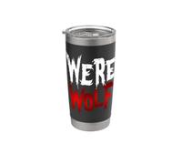 Lupo mannaro urbano - Midnight Howl Graffiti Style Bicchiere termico in acciaio inox doppia parete