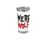 Lupo mannaro urbano - Midnight Howl Graffiti Style Bicchiere termico in acciaio inox doppia parete