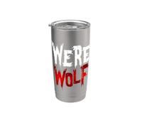 Lupo mannaro urbano - Midnight Howl Graffiti Style Bicchiere termico in acciaio inox doppia parete