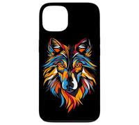 Lupo Motivo Amo i Lupi Branco di Lupi Cane Lupo Custodia per iPhone 13