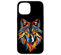 Lupo Motivo Amo i Lupi Branco di Lupi Cane Lupo Custodia per iPhone 15