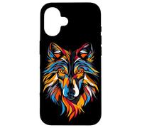 Lupo Motivo Amo i Lupi Branco di Lupi Cane Lupo Custodia per iPhone 16