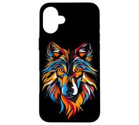 Lupo Motivo Amo i Lupi Branco di Lupi Cane Lupo Custodia per iPhone 16 Plus