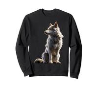 Lupo Motivo Amo i Lupi Branco di Lupi Cane Lupo Felpa