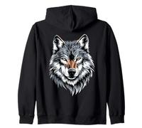 Lupo Motivo Amo i Lupi Branco di Lupi Cane Lupo Felpa con Cappuccio