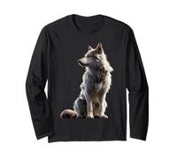 Lupo Motivo Amo i Lupi Branco di Lupi Cane Lupo Maglia a Manica