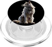 Lupo Motivo Amo i Lupi Branco di Lupi Cane Lupo PopSockets PopGrip per MagSafe