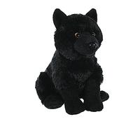 Lupo nero Wild Republic Cuddlekins, Peluche,Lupo Peluche Di Animali, Peluche Per Neonati, Peluche Per Regalo Di Compleanno Imbottitura Realizzata Partendo Da Bottiglie Riciclate