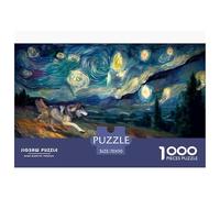 Lupo Puzzle 1000 Pezzi 70x50cm/1000pcs Fantasia Arte Gioco Di Rilassamento EduGattoivo Creativo E Decorativo Regalo Per Tutti