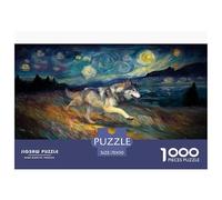Lupo Puzzle 1000 Pezzi 70x50cm/1000pcs Fantasia Arte Gioco EduGattoivo Creativo Rilassante E Decorativo Ideale Per Tutti