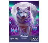 Lupo Puzzle 1000 Pezzi Gioco Di Sfidaans Adulti E Bambini Mistico Puzzle Impossibile Regalo Per La Decorazione Domestica 38x26cm/1000pcs