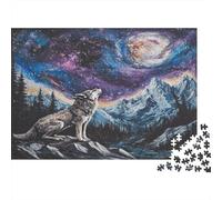 lupo Puzzle 1000 Pezzi Mostra Sfida Intellettuale Materiali Legnosi Bambini 1000pcs (75x50cm)