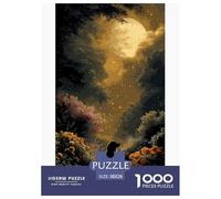 Lupo Puzzle 3D in Carta 38x26cm/1000pcs Starry Notte Gioco EduGattoivo Per Tutti Rilassamento E Decorazione Regalo Utile