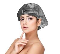 Lupo selvaggio stampato,Cuffia da notte in raso per adulti - Cuffia da notte elastica per donna, copricapelli per la notte