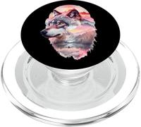Lupo Spirito Simbolismo Animale Lupo Spirituale Estetica PopSockets PopGrip per MagSafe