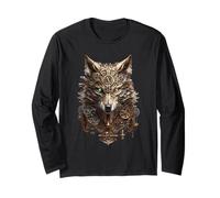Lupo Steampunk Maglia a Manica