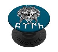 Lupo Tengri Antica Iscrizione Turca Spirituale PopSockets PopGrip Adesivo