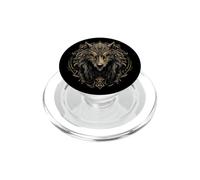 Lupo vichingo Gery & Freki i lupi di Odin Valhalla Uomini PopSockets PopGrip per MagSafe