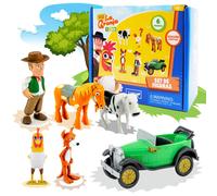 Luppa la Granja de Zenon Set de Figuritas de ACCI? N Y Aventura Para Nios Figuritas | Zenon Percheron Beto Lola Bartolito y El Auto Bochinchero (6 Fi