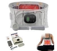 Lupps 3-in-1 Back Belt - Heating/Massage/Relaxation, Nuviol 3-in-1 Back Therapy Belt, Adjustable Length to Fit Any Waist Size, 3 Levels, Ergonomic 360° Adaptive Design (Manual Air Pump)