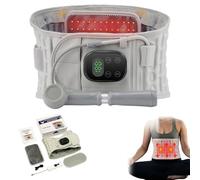 Lupps 3-in-1 Back Belt - Heating/Massage/Relaxation, Nuviol 3-in-1 Back Therapy Belt, Adjustable Length to Fit Any Waist Size, 3 Levels, Ergonomic 360° Adaptive Design (Automatic Air Pump)