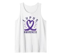 Lupus Awareness Nastro Viola SLE Meme Canotta