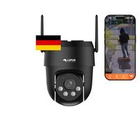 Lupus Electronics LE213 - Telecamera di allarme con rilevamento degli oggetti AI, WiFi 6, risposta delinquente, luce di inondazione, sirena, nessun cloud - nessun polpo di dati, dt. Produttore, con