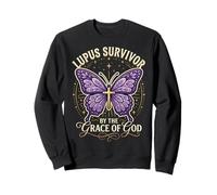 Lupus Survivor By The Grace of God Malattia Autoimmune Felpa