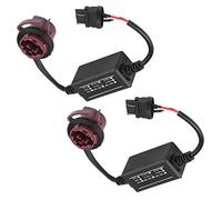 Luqeeg 2 Decodificatore a LED, Adattatore Decoder a LED 3157A, Errore Flash Anti Iper Blink Annullare il Freno Canbus, Materiale ABS, Fit Universale, Plug & Play per la Maggior Parte delle Auto