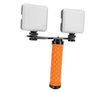 Luqeeg 2 Luci Video Dimmerabili 5600K, Luce Selfie Portatile con Supporto per Clip per Telefono, Kit di Illuminazione Fotografica Ricaricabile per Smartphone Vlog TikTok Registrazione per Interni Ed