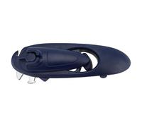 Luqeeg Apriscatole 8 in 1, Apribottiglie con Maniglia Rotante che fa Risparmiare Fatica, Accessori Multifunzione con Bordo Liscio con Taglio per Tutti i Tipis di Lattine (BLUE)