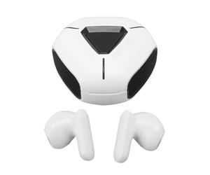 Luqeeg Auricolari da Gioco Wireless con Cancellazione del Rumore, Cuffie Intrauricolari Bluetooth 5.2, 60 Ore di Riproduzione, modalità a Bassa Latenza, Doppi Microfoni, Comode Ergonomiche per Sport e