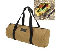 Luqeeg Borsa da Tenda, Borsa per Pali in Tessuto Oxford 900D da 16,1 X 5,9 X 5,9 Pollici, Borsa per Attrezzi Portatile di Grande capacità con Manici Imbottiti