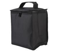 Luqeeg Borsa Portaoggetti per Serbatoi di Gas da Campeggio, Organizer Portatile per Bombole di Carburante, Borsa in Tessuto Oxford Ispessito con Design Organizer, Ideale per 6 Gaslywood (BLACK)