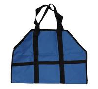 Luqeeg Borsa Portatile Portatile, 600d in Stoffa Oxford Grande Sacchetto di Legno di Fuoco, Supporto per Legna da Ardere per Manici, Abrasione per Il Barbecue in Campeggio (C)