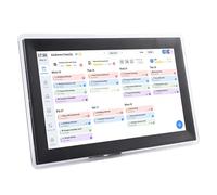 Luqeeg Calendario A Parete Digitale, Touchscreen Hd da 15,6 Pollici Modalità di Sospensione Del Risparmio Energetico Sincronizzazione Wifi Frame di Foto Della Nuvola (Spina europea)