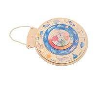Luqeeg Calendario Cognitivo per Bambini, Orologio Digitale e Analogico Interattivo, Giocattolo Educativo Interattivo, Apprendimento Precoce Meteorologico, Risorse Didattiche di Insegnamento in