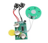 Luqeeg CHIP DI GUARLATO DELLA GUARDA 'AGGIORNO DELLA TEIGMII, MUSICA MODULO DI REGISTRAZIONE DEL SONO, CHIP VOCE DI REGOLABILE CON SPEATER PER IL CRATICHE DI VACHIO