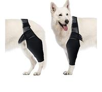 Luqeeg Cuscinetti Protettivi per Gomiti per Cani, Supporto per Gomito, Fascia per Compressione, Supporto per Ginocchio per Cani, Supporto per Gomito e Spalla, Displasia, Artrite, Calli del Gomito(L)