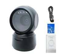 Luqeeg Lettore Codici a Barre Wireless, Scanner QR Vivavoce Dual Mode Bluetooth 5.0 2.4G, Scanner con Illuminazione a LED con Resistenza Alle Cadute da 1,5 M, Ideale per la Logistica dei Negozi POS