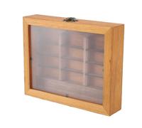 Luqeeg Libreria in Miniatura Decorativa, Libreria in Legno Che Trema per Alleviare l'Ansia Portatile Antistress con Libri per Uffici Sale Studio Tavoli da Soggiorno