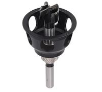 Luqeeg Localisateur de Trou Vertical, Alliage d'Aluminium Portable Localisateur de Perçage Droit, Kit de Guide de Perçage Vertical pour Travail du Bois 20MM Foret Court