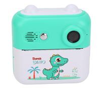 Luqeeg Mini Macchina Fotografica Istantanea, 2.4 Pollici 24 MP Pixel Video 1080P Fotocamera Digitale USB con Stampa Termica Giochi Musicali e 1 Rotolo di Carta Termica Integrato