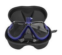 Luqeeg Occhialini da Sub per Action Camera, Copertura per Il Viso per Immersioni Subacquee, Previene la Copertura del Viso in Caso di Nebbia con Monte per Lo Snorkeling Subacqueo (Blue)