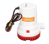 Luqeeg Pompe di Sentina Automatiche, 2000GPH 12V Pompa di Sentina Elettrica per Barca e Marina, a Basso Rumore Pompa di Sentina Sommergibile per Barca Pompa di Sentina Marina Elettrica, Piccolo