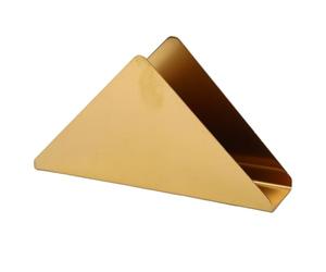 Luqeeg Portatovaglioli da Terra, Robusta Base Antiscivolo in Acciaio Inossidabile Design Moderno e Minimalista Salvaspazio con Grande capacità per la Decorazione e L'organizzazione (Triangolare d'oro)