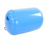 Luqeeg Rullo Gonfiabile per Ginnastica, Rullo Rotante in PVC, Pompa da Allenamento con Design a Molla Posteriore, Ideale per la Ginnastica, 0,6x0,8 M (BLUE)