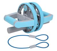 Luqeeg Ruota a Rulli Addominali ， Fitness Compatto Set di Ruote Dell'addome Ridotto Attrezzatura di Allenamento Core Portatile per Push-Up Addominale Supporto Massaggiatore a Sfere (BLUE)