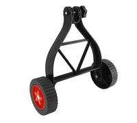 Luqeeg Ruota di Supporto Regolabile per Decespugliatore, Ruota Wacker per Erbacce, Supporto Ausiliario Ruote Dritte Attacco per Tosaerba per Decespugliatore